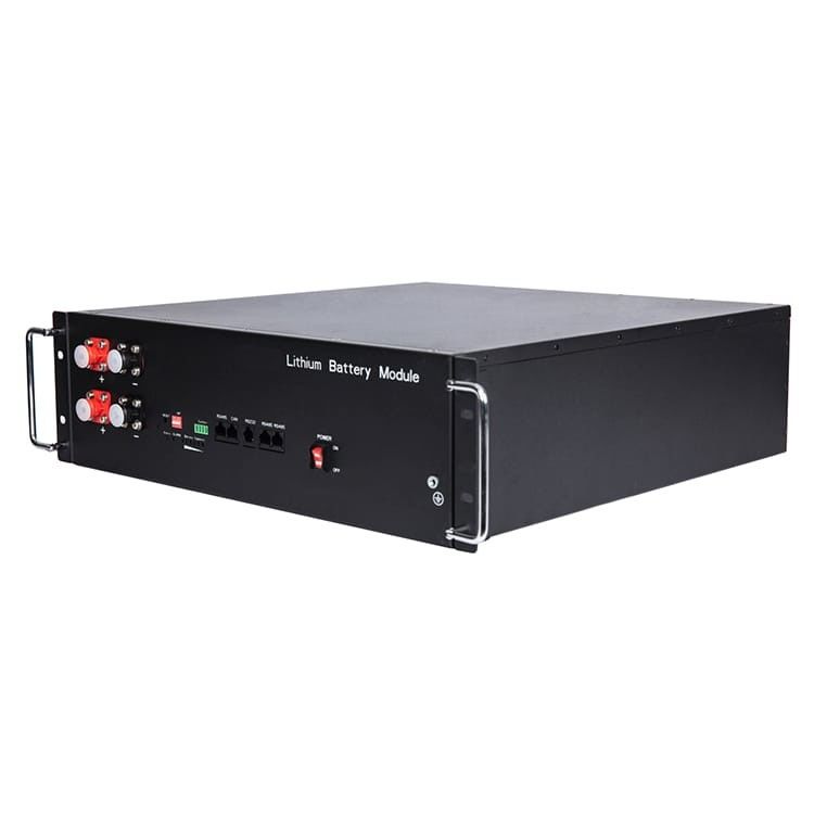 ความดันต่ํา 30kwh 50kwh Rackmount Lifepo4 แบตเตอรี่ลิธีਅਮ การเลือกสํารองพลังงาน