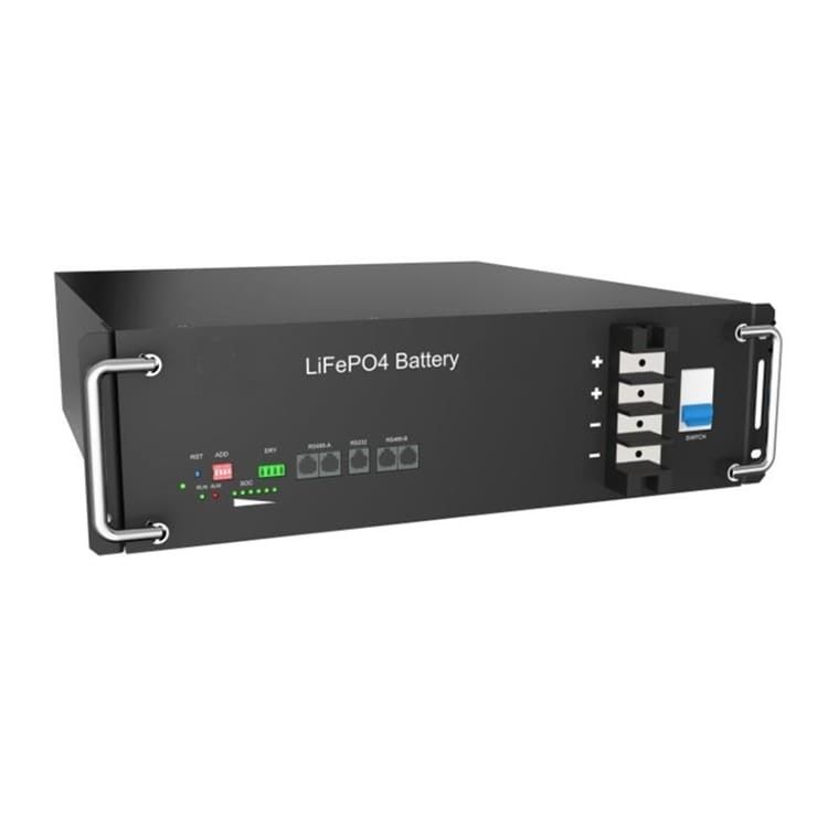 2560Wh 51.2V DC Rack Mount Lifepo4 แบตเตอรี่สําหรับการเก็บพลังงานอุตสาหกรรมพาณิชย์