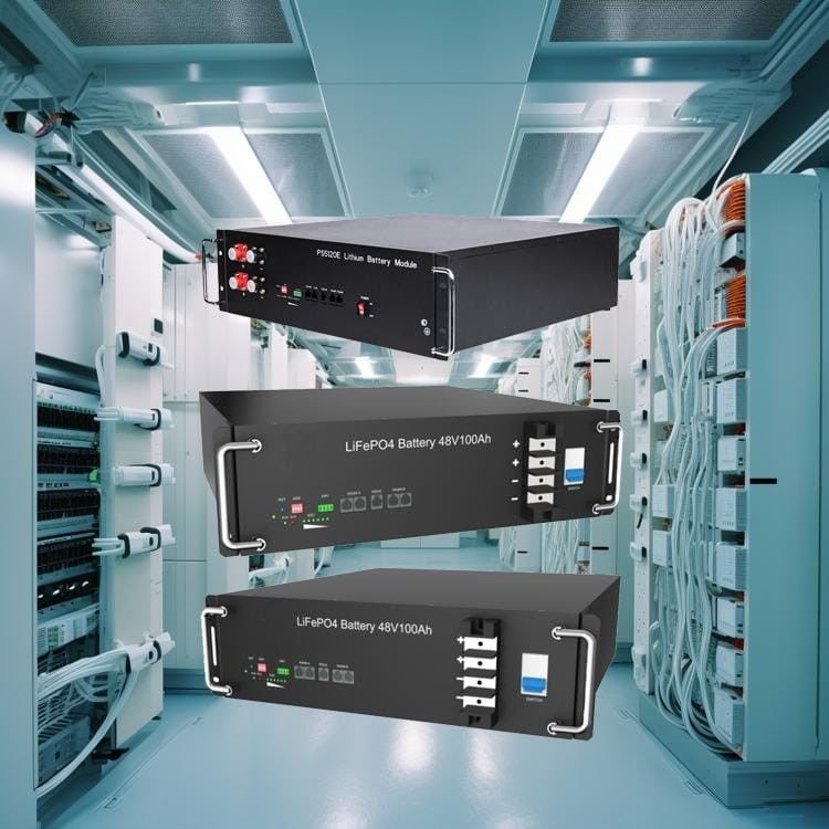 10.24kwh 200Ah แบตเตอรี่ลิตিয়াম ไลฟ์โป 4 แร็คมอนท์ แบตเตอรี่ลิตিয়াম ระบบเก็บพลังงานบ้าน