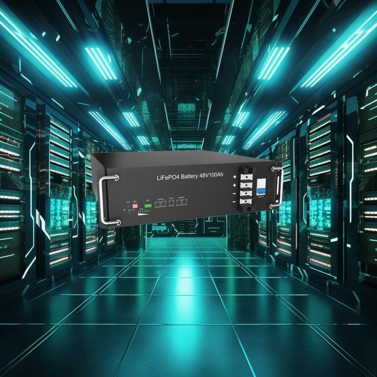 5.12kwh 100A แบตเตอรี่ลิธีโอ Lifepo4 Rackmount แบตเตอรี่ลิธีโอ ระบบเก็บพลังงานบ้าน